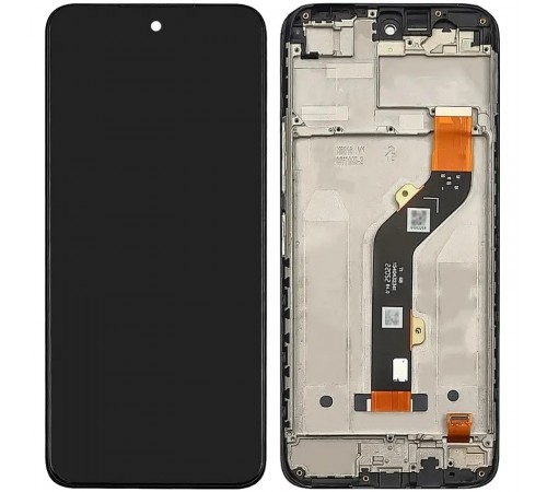 Дисплей для Infinix Hot 12 Play (X6816), Hot 12 Play NFC, чорний, з рамкою, Original (PRC)