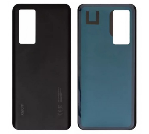 Задня панель корпусу для Xiaomi 12T, 12T Pro, чорна (Black)