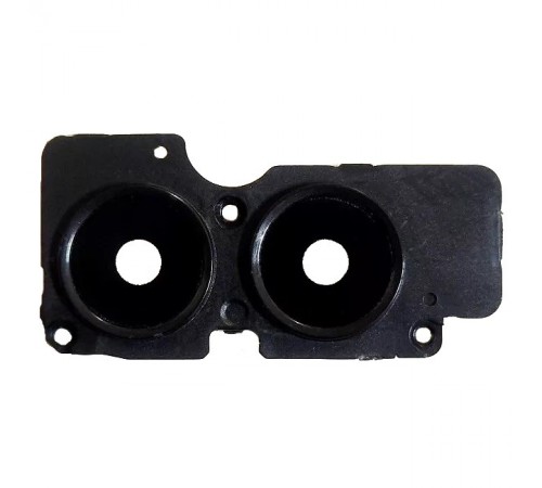 Скло камери для Samsung A055 Galaxy A05, чорне, з рамкою