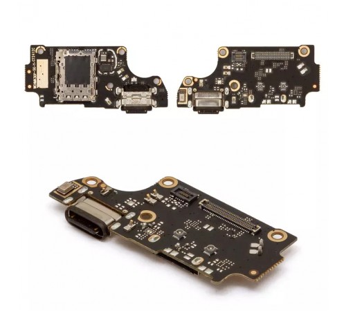 Шлейф для Xiaomi Poco F2 Pro, Redmi K30 Pro, конектора зарядки, з мікрофоном, з компонентами, Copy, плата зарядки, M2004J11G