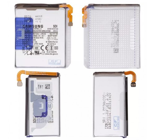 Акумулятор EB-BF741ABE, EB-BF742ABE для Samsung F741 Galaxy Z Flip6, Li-Polymer, 3,88 В, 2870 мАг, 1130 мАг, Original (PRC)