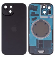 Задняя панель корпуса для iPhone 15, черная + стекло камеры, Original (PRC)