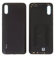 Задняя панель корпуса для Xiaomi Redmi 9A, Redmi 9AT, серая, с боковыми кнопками