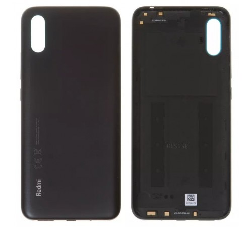 Задняя панель корпуса для Xiaomi Redmi 9A, Redmi 9AT, серая, с боковыми кнопками