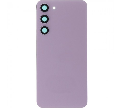 Задняя панель корпуса для Samsung S916 Galaxy S23 Plus, розовая (Lavender) + стекло камеры