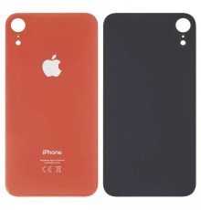 Задняя панель корпуса для iPhone XR, оранжевая, не нужно снимать стекло камеры, big hole
