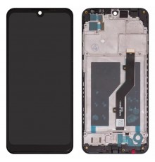 Дисплей для ZTE Blade A5 (2020), чорний, з рамкою, High Copy, SKI608-B09 V0.1