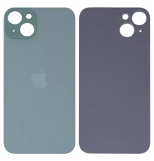 Задняя панель корпуса для iPhone 15 Plus, зеленая, не нужно снимать стекло камеры, High Copy big hole