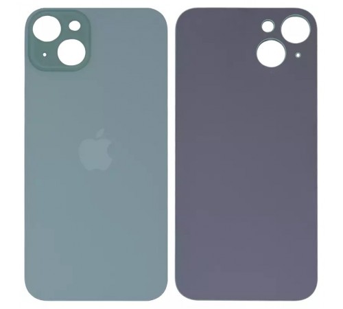 Задняя панель корпуса для iPhone 15 Plus, зеленая, не нужно снимать стекло камеры, High Copy big hole