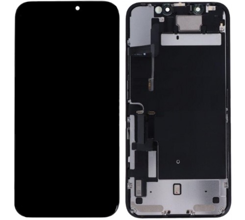 Дисплей для iPhone 11, черный, с рамкой, Original (PRC), с верхним шлейфом
