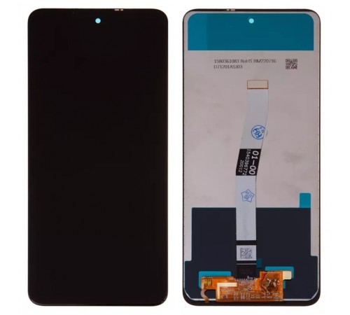 Дисплей для Xiaomi Redmi Note 9 Pro, Redmi Note 9S, чорний, з широким обідком, без рамки, Copy, In-Cell, M2003J6B2G, M2003J6A1G