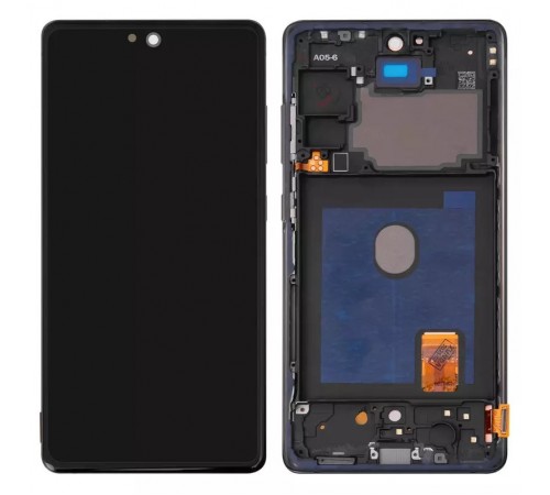Дисплей для Samsung G781 Galaxy S20 FE 5G, синій, з рамкою, Original (PRC)