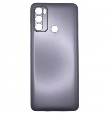 Задняя панель корпуса для Motorola Moto G60 XT2135, серая, Copy