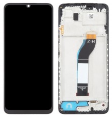 Дисплей для Xiaomi Poco C65, Redmi 13C, черный, с рамкой, High Copy версия H-2