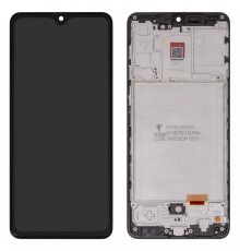 Дисплей для Samsung A315 Galaxy A31, A315F/DS Galaxy A31, черный, с рамкой, FLYCDI, (OLED)