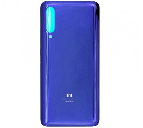 Задняя панель корпуса для Xiaomi Mi 9, синяя (Ocean Blue), Copy, M1902F1G