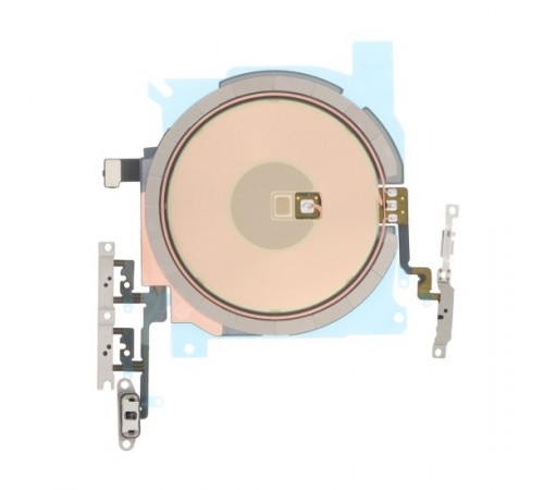 Шлейф для iPhone 13 mini, кнопки вмикання, кнопок гучності звуку, перемикача віброрежиму, бездротової зарядки, Original (PRC)