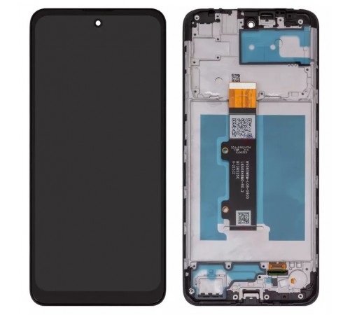 Дисплей для Motorola Moto E30 XT2158-6, Moto E40 XT2159, чорний, з рамкою, High Copy