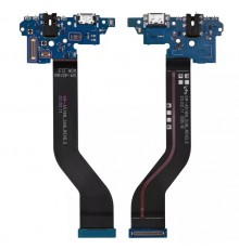 Шлейф для Samsung A516F Galaxy A51 5G, коннектора наушников, коннектора зарядки, с микрофоном, с компонентами, Original (PRC)