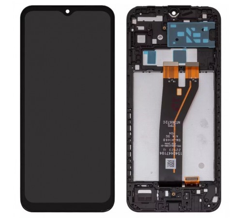 Дисплей для Samsung A146B Galaxy A14 5G, черный, с рамкой, High Copy SM-A146B A14 5G V04