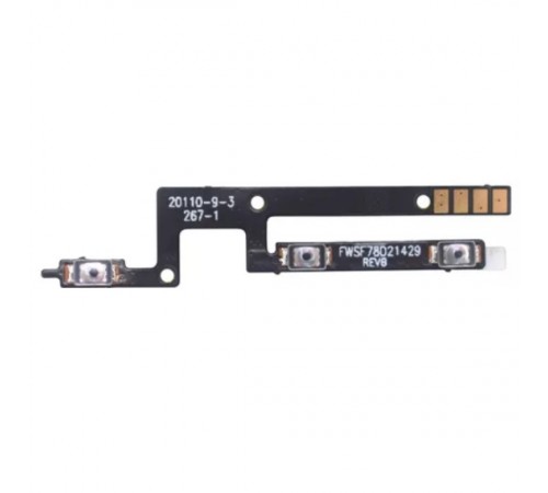 Шлейф для Motorola Moto G200 5G XT2175-1, кнопки включения, кнопок громкости звука