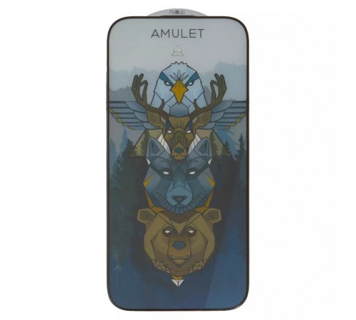 Защитное стекло iNobi Amulet для Apple iPhone 16 Pro, Full Glue, Anti-Static, черный