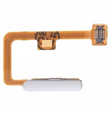 Шлейф для Xiaomi Mi 11 Lite, Mi 11 Lite 5G, Mi 11 Lite 5G NE, сканера отпечатка пальца (Touch ID), серебристый (Snowflake White), Original (PRC)