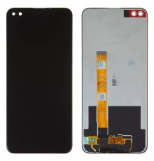 Дисплей для Realme X50 5G, черный, без рамки, High Copy, RMX2144, 36672C-1051000008