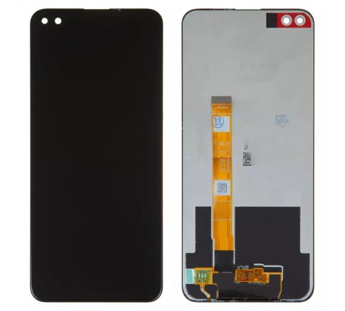 Дисплей для Realme X50 5G, черный, без рамки, High Copy, RMX2144, 36672C-1051000008