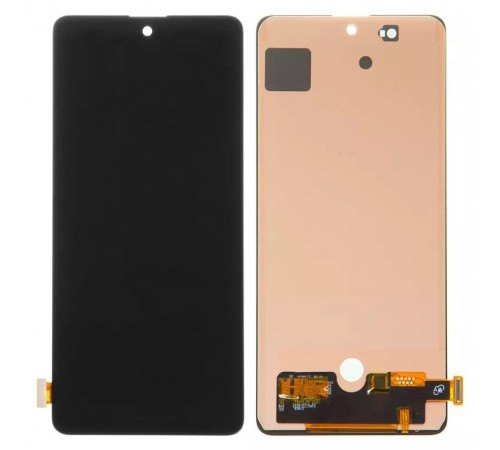 Дисплей для Samsung A715 Galaxy A71, черный, без рамки, Сopy (TFT)