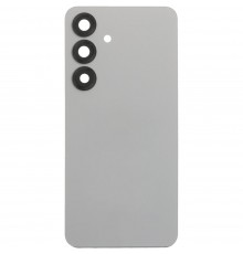 Задняя панель корпуса для Samsung S931 Galaxy S25, серебристая (Silver Shadow), Copy + стекло камеры