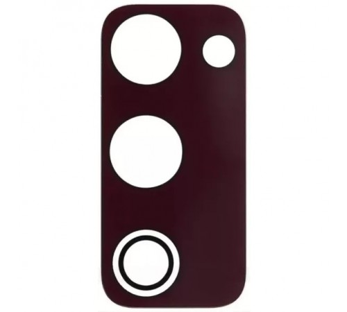 Стекло камеры для Samsung G780 Galaxy S20 FE, G781, красное (Cloud Red), без рамки