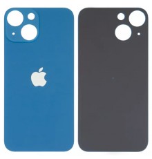 Задня панель корпусу для iPhone 13 mini, синя, не потрібно знімати скло камери, big hole