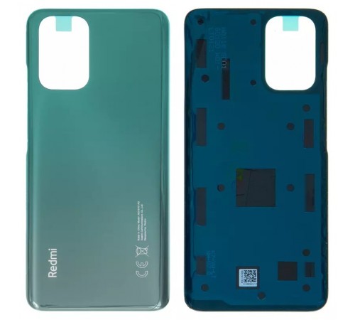 Задняя панель корпуса для Xiaomi Redmi Note 10, зеленая, M2101K7AI, aqua green (Lake Green)
