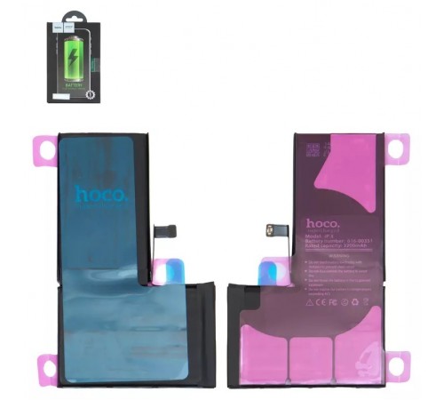 Аккумулятор Hoco для Apple iPhone X, Li-Polymer, 3,75 B, 3100 мАч, повышенная ёмкость, original IC