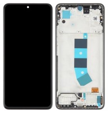 Дисплей для Xiaomi Redmi Note 13 4G, чорний (Midnight Black), з рамкою, Copy (TFT)