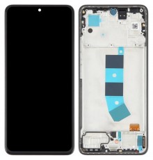 Дисплей для Xiaomi Redmi Note 13 4G, черный (Midnight Black), с рамкой, Copy (TFT)
