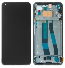 Дисплей для Xiaomi Mi 10 Lite, черный (Boba Black), с рамкой, Original (PRC) (переклеено стекло), M2002J9G