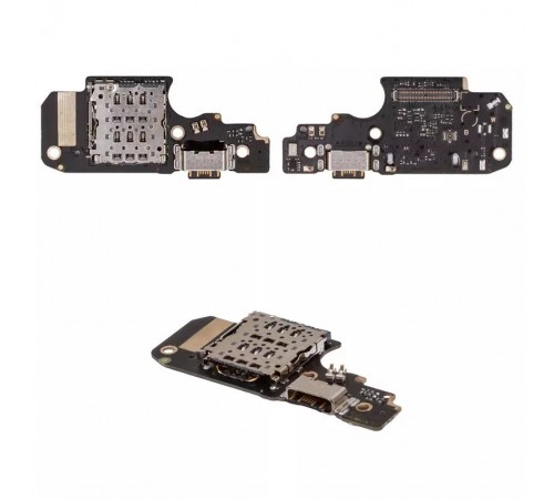 Шлейф для Xiaomi Redmi Note 11 Pro, Redmi Note 12 Pro 4G, коннектора зарядки, микрофона, плата зарядки, High Copy