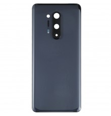 Задняя панель корпуса для OnePlus 8 Pro, черная (Onyx Black) + стекло камеры