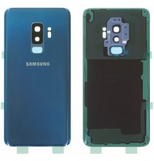 Задняя панель корпуса для Samsung G965F Galaxy S9 Plus, синяя (Coral Blue) + стекло камеры, полная, Original (PRC)
