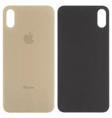 Задняя панель корпуса для iPhone XS, золотистая, нужно снять стекло камеры, small hole