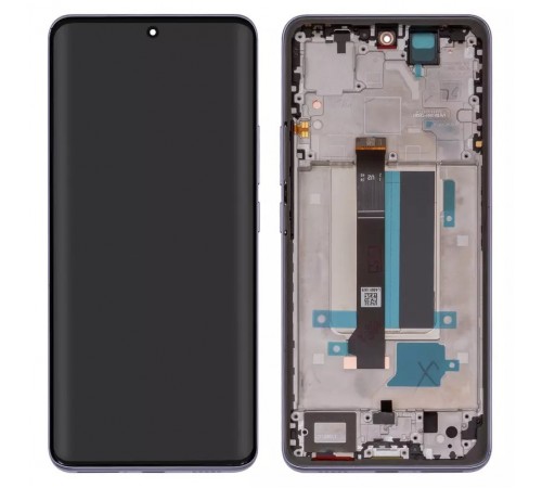 Дисплей для Xiaomi Redmi Note 13 Pro Plus, фіолетовий (Aurora Purple), з рамкою, Original (PRC), 23090RA98C, 23090RA98G, 23090RA98I