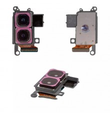 Камера для Samsung G985 Galaxy S20 Plus, версия USA основная, двойная, Wide+Telephoto, 12MP+64MP