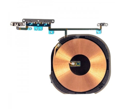 Шлейф для iPhone XS, кнопок звука, беспроводной зарядки, Original (PRC)