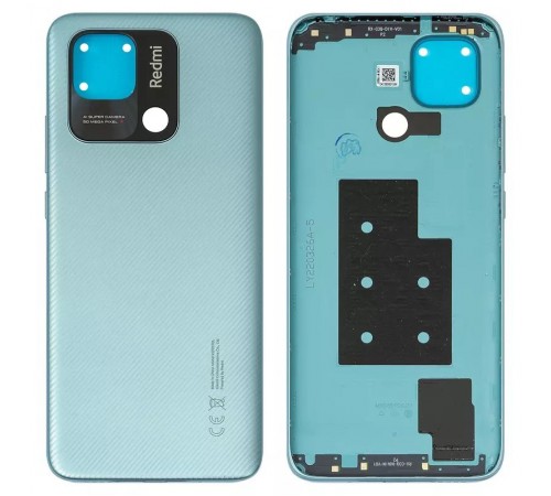 Задняя панель корпуса для Xiaomi Redmi 10C, зеленая (Mint Green)