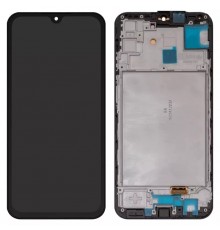 Дисплей для Samsung A155 Galaxy A15, A156 Galaxy A15 5G, черный, с рамкой, High Copy с широким ободком, (OLED)