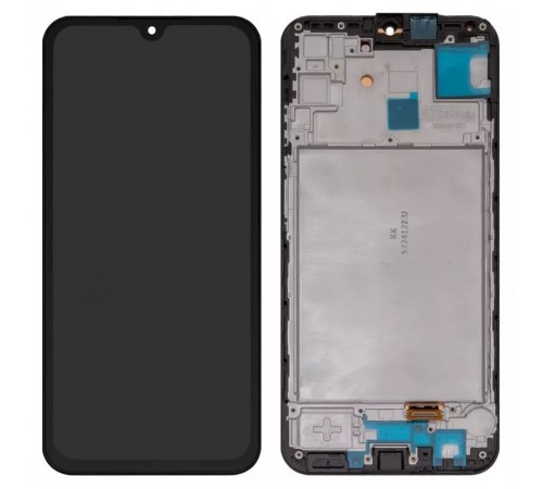 Дисплей для Samsung A155 Galaxy A15, A156 Galaxy A15 5G, черный, с рамкой, High Copy с широким ободком, (OLED)