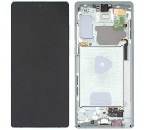 Дисплей для Samsung N980F Galaxy Note 20, N981 Galaxy Note 20 5G, зеленый, с рамкой, Original (PRC), mystic green Дисплей для Samsung N980F Galaxy Note 20, N981 Galaxy Note 20 5G, зеленый, с рамкой, Original (PRC), mystic green