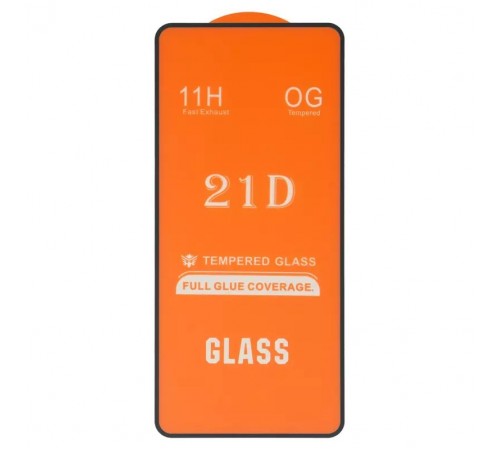 Захисне скло для Realme 10, 9; OnePlus Nord CE 2 5G; Oppo Reno 7, Reno 7 SE, Reno 8, Reno 8T, сумісне з чохлом, Full Glue, (без упаковки), чорний